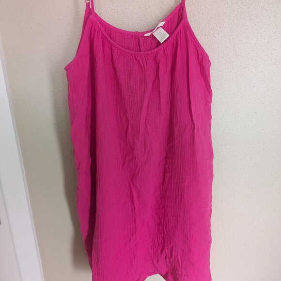 H&M Hot Pink Short Summer Dress, Size Medium - Picture 2 of 4